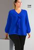 Picture of CURVY GIRL ELEGANT BLOUSE WITH FRILL